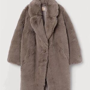 H&M Faux Fur Coat